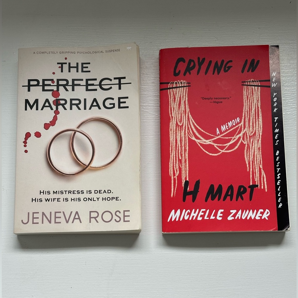 The Perfect Marriage and Crying in H Mart Books